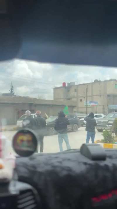 YPG parade in Kobane today for Öcalans birthday