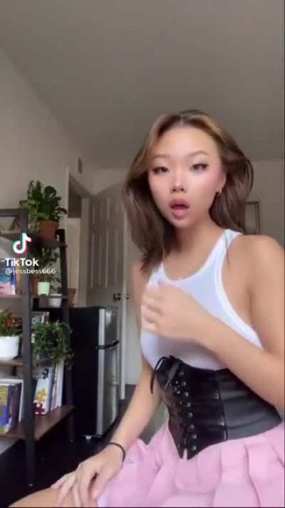 She just wants to give some top at a red light