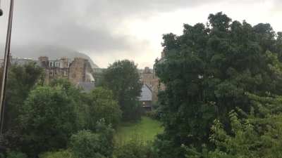 Summer rain in Scotland (sound on!)