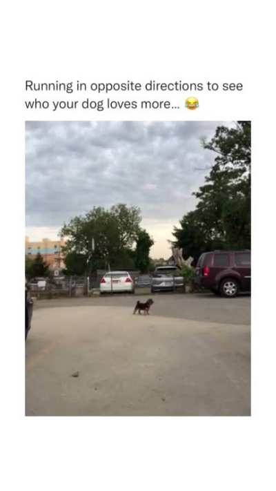 He just want both of you