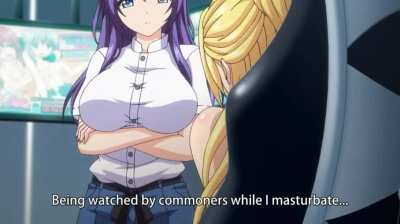Masturbating while being watched