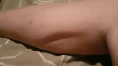 Severe leg muscle cramp, Hurts to watch....