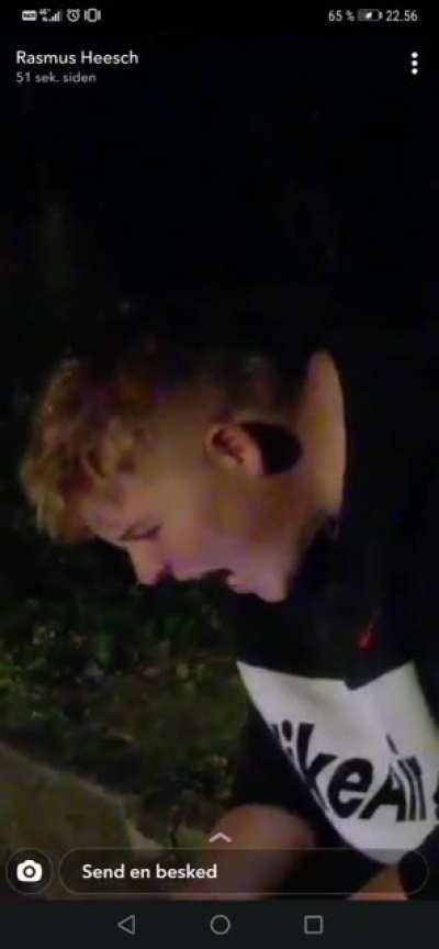 Guess he saw something unexpected