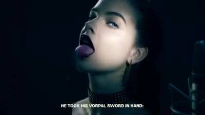 Barbara Palvin shows how good she is at licking a cock.