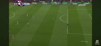 To intercept a back pass
