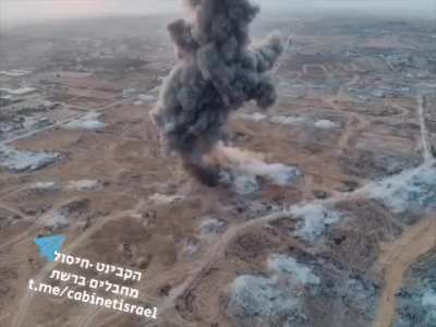 IDF targeting a Hamas tunnel in Gaza, November 2025