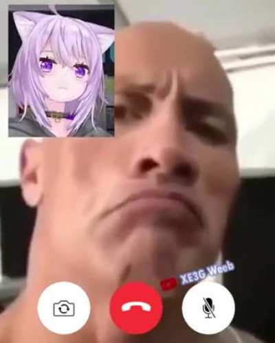 Okayu calls the rock