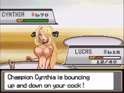 Cynthia dominating the match