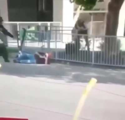 Salt Lake City, Utah Police Knocks Old Man Down During Police Brutality Protest