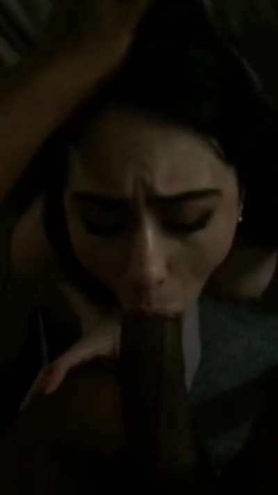 She never sucked a cock this big