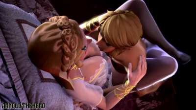 Zelda & Link (Arno<wbr>ldthe<wbr>hero) [The Legend of Zelda]
