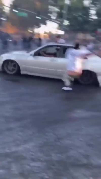 bro pulled an uzi from nowhere