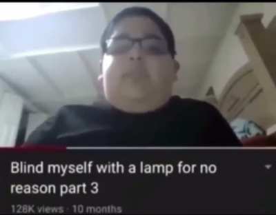 Blind my self