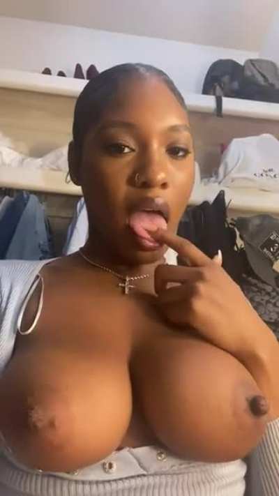 React if you like my chocolate nipples