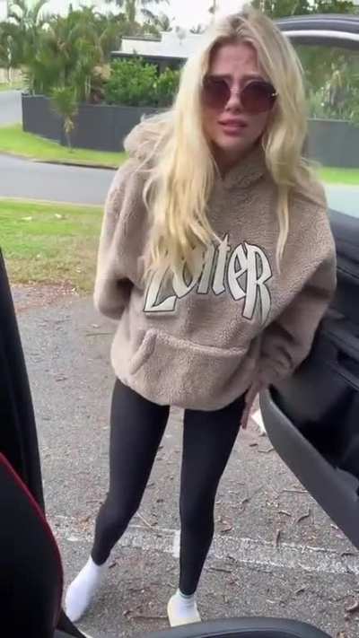 she fell