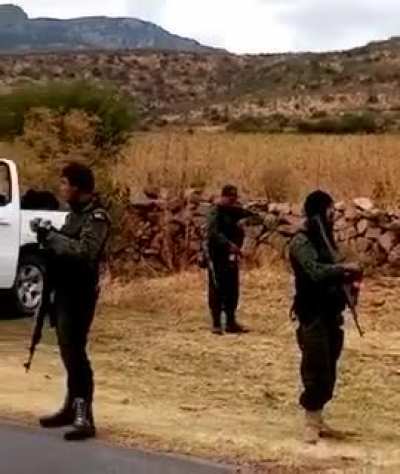 CDS sicarios in Juanchorrey, Zacatecas