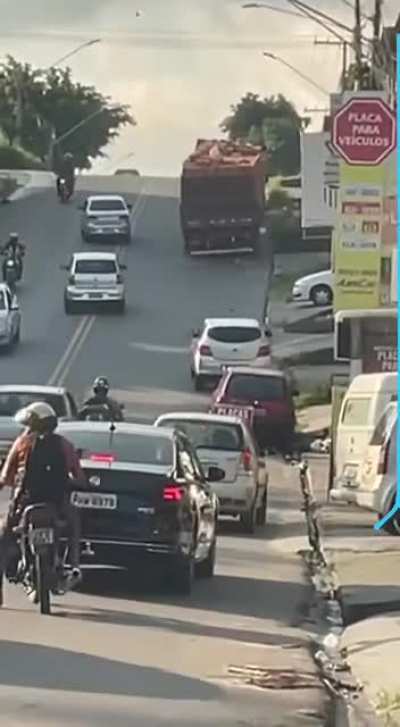 Overloading a truck