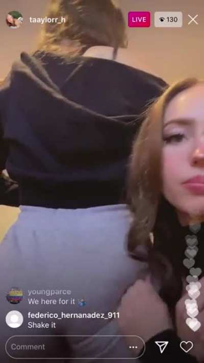 From Taylor’s live she just had