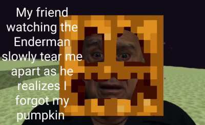 Pumpkins aren't my number one priority for a game about killing zombies and walking bombs