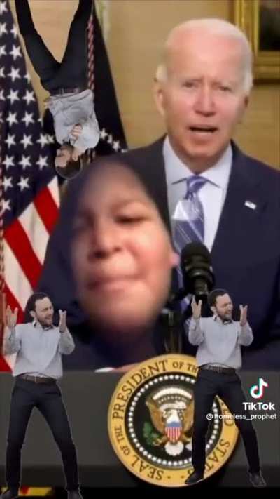 Thug Shaker Biden acting zesty ☺️