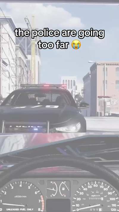 the police are going too far 😭