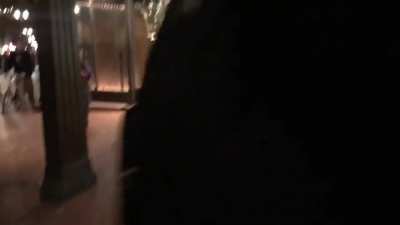 Man threatens @BrennaKellyNews and her crew for recording a 