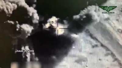 Saudi eagles exercise brutal force scrupulously against Houthi militias in response to a recent asymmetrical attack (Yemen)