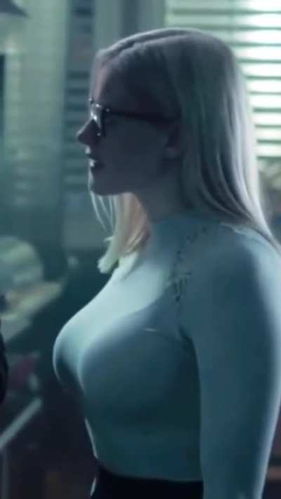 In a tight shirt