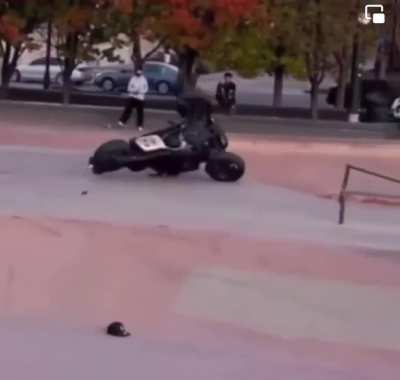 Not a car.. but still an idiot