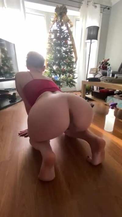I asked for a Roomba but this will do inste<wbr>ad...<wbr>would you hire her to clean?