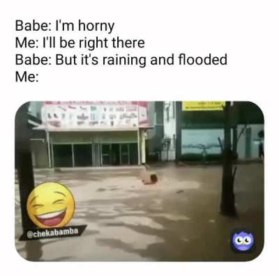 Some of the floods here in Africa rn are crazy