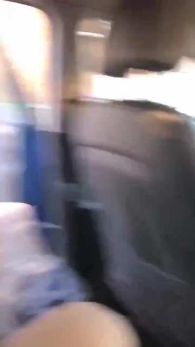 Unhinged man takes offense at an Uber car's door.