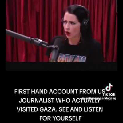 First hand account from US journalist who actually visited Gaza
