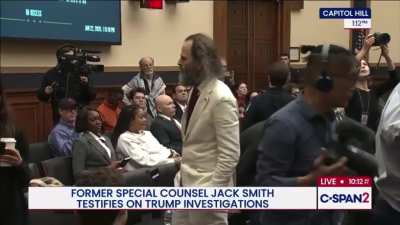 Chaos erupts during Jack Smith's hearing as former J6 Capitol Police officer Michael Fanone goes off on Ivan Ranklin and an altercation breaks out