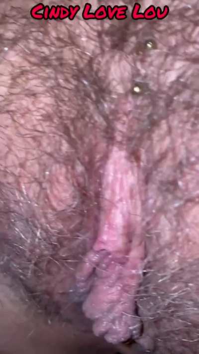 Deep creampie in my hairy pussy for you🤤 hope you guys like it and your not afraid of a pussy with hair😉<wbr>😘❤️