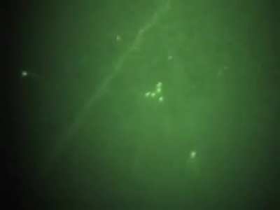 The best night vision footage of a triangular craft.
