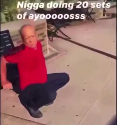 Bruce’s workout routine