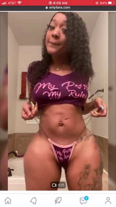 Her rules she say