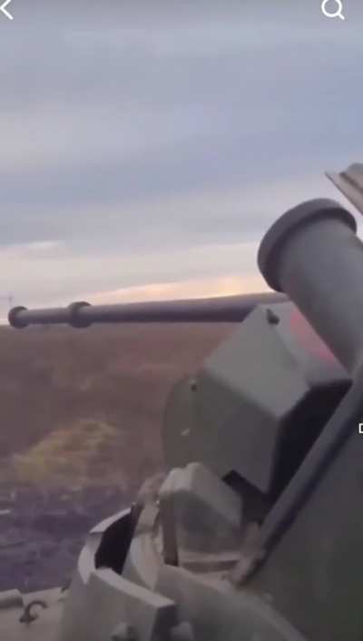 ATGM flys directly over an IFV