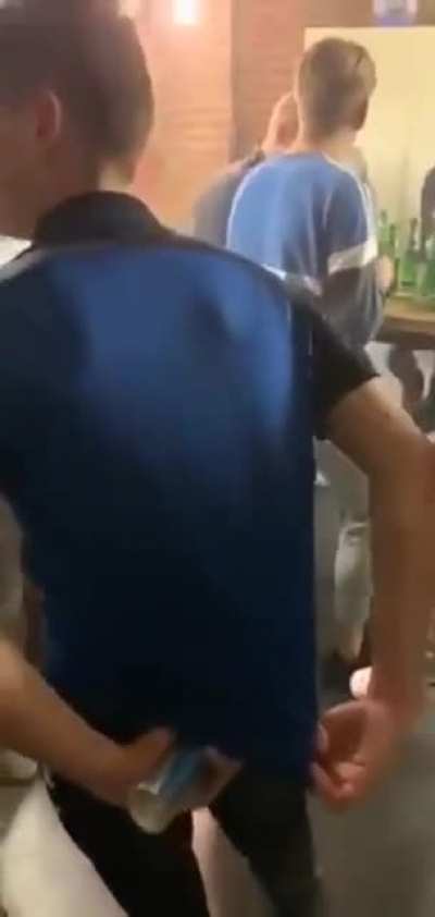 Guy gets lit up