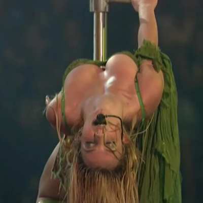 Britney Spears showing off her beautiful body