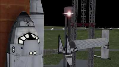 STS Night Launch (Stock)