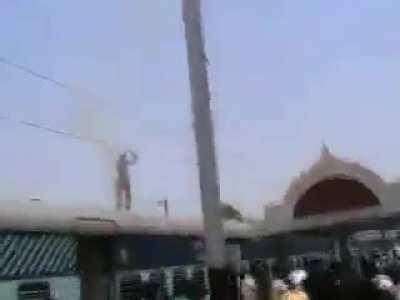 How did he not know those are power lines