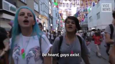 Average LGTVHD+ protests in Turkey