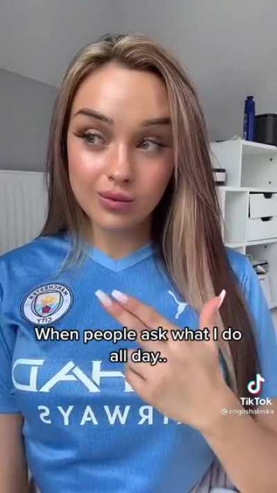 This girl must have stamina..