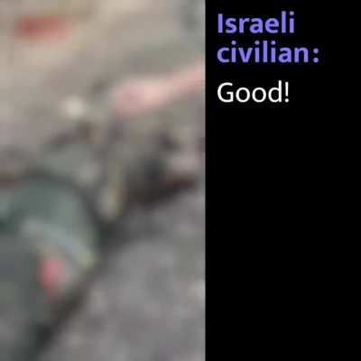 IOF and Zionist Settlers torturing civilians and desecrating bodies. (Images blurred out of respect to the victims)(still NSFW)
