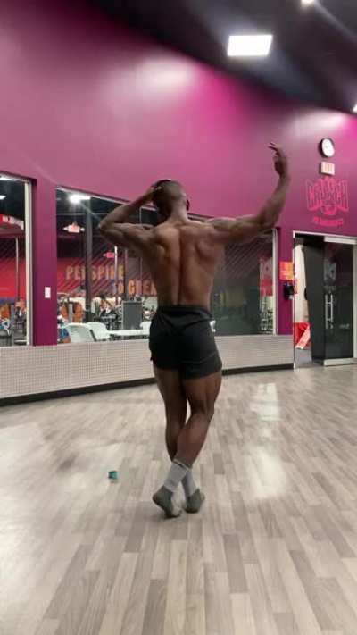 Posing Practice….Show is in November! Won 1st Overall in Classic in June…so it’s time to get another win but with more stakes!!! Natural competing in the NPC, nationally qualified and hoping to do a national show next season (‘22)