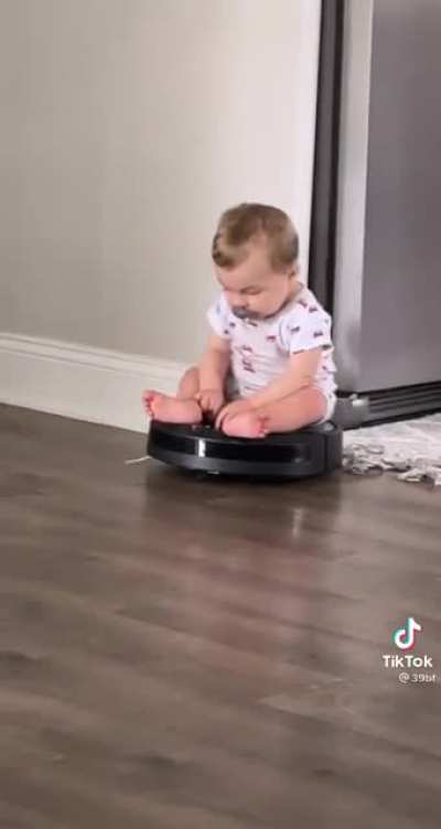 Babies are entertained by anything