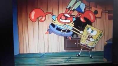 “Listen you crustacean cheapskate”