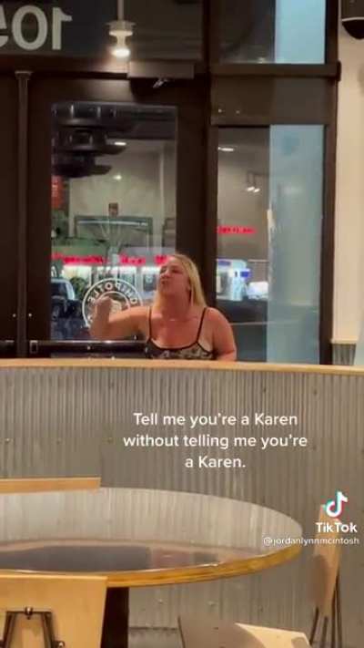 Karen protests modern day segregation!….At Chipotle